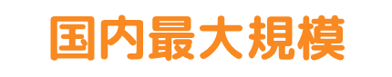 国内最大規模